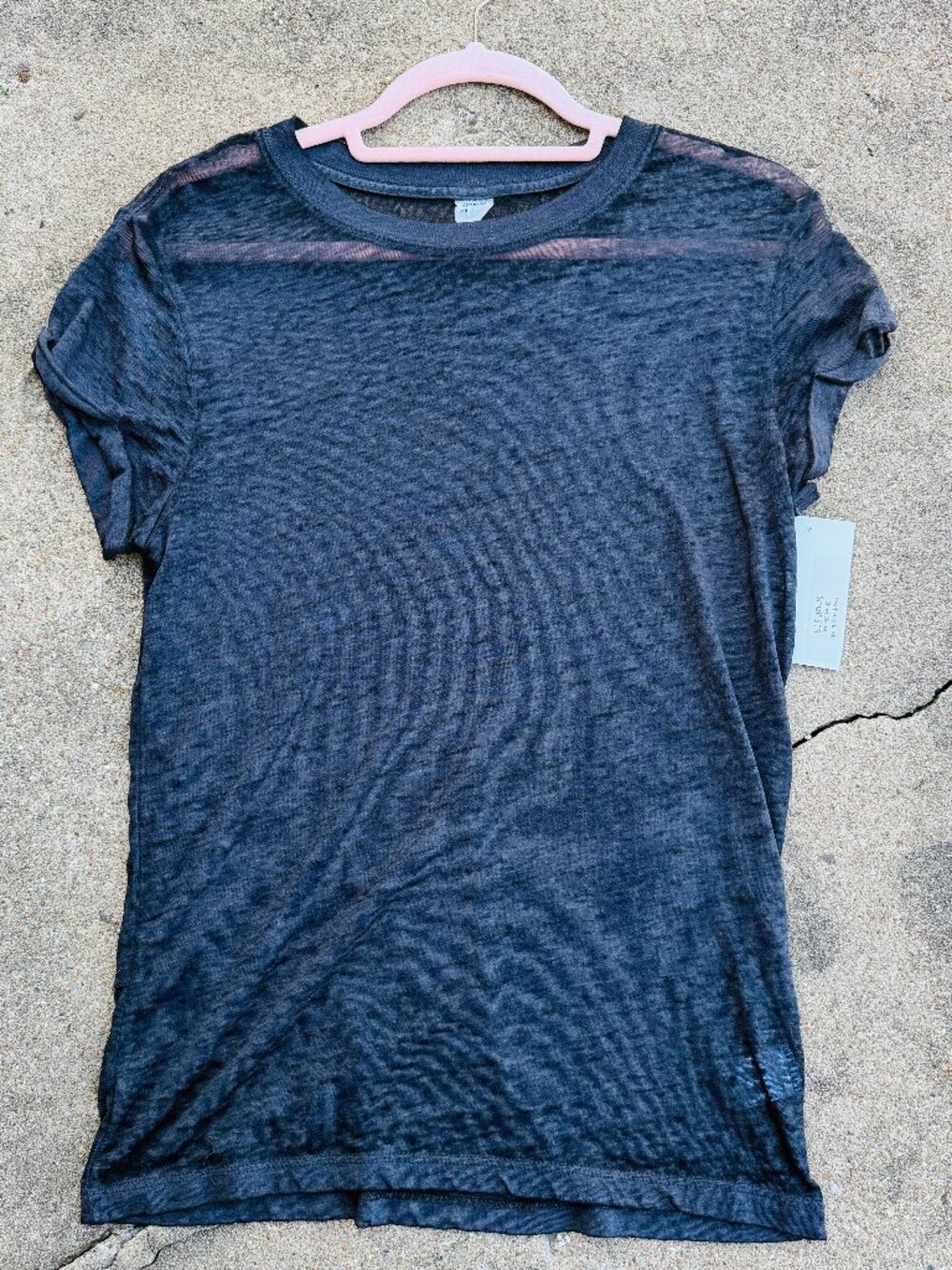 Heathered Black Tee